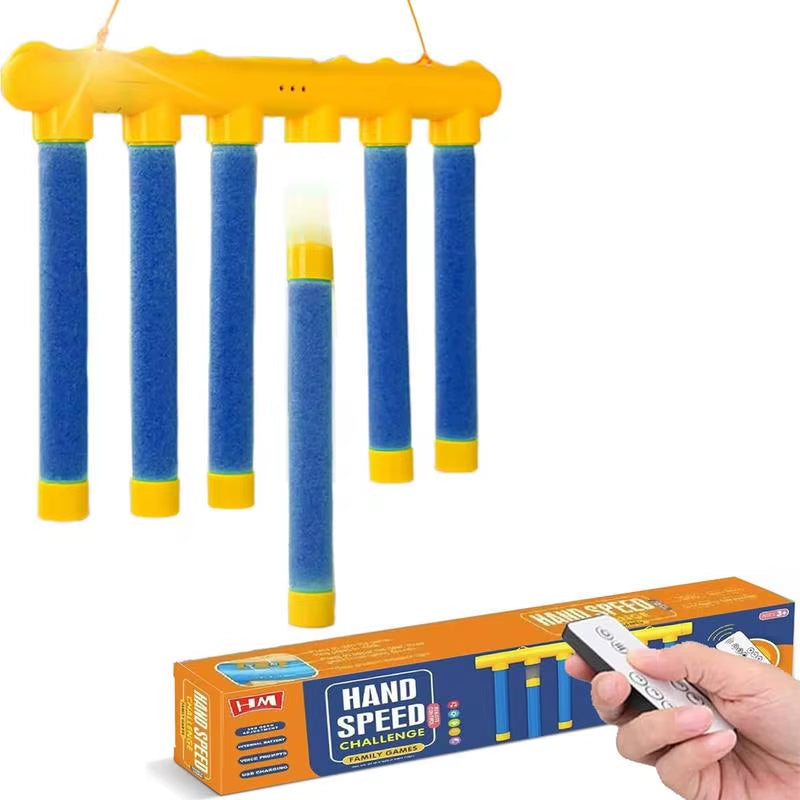 Challenge Falling Sticks: Interactive Reaction Training Toy for Kids and Parents