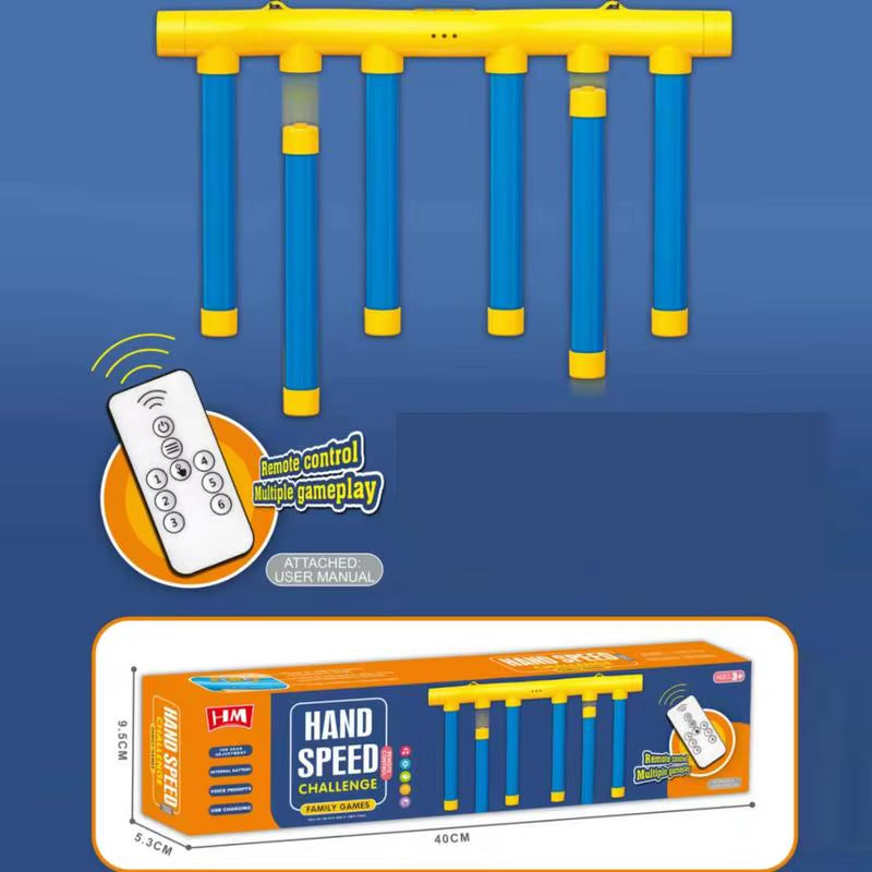 Challenge Falling Sticks: Interactive Reaction Training Toy for Kids and Parents