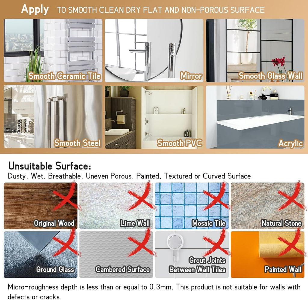 Wall-Mounted Soap Dish Holder with Suction Cup - Self-Draining, No-Drill Installation for Bathroom, Bathtub, and Kitchen Sink - Waterproof and Strong Vacuum Adhesion
