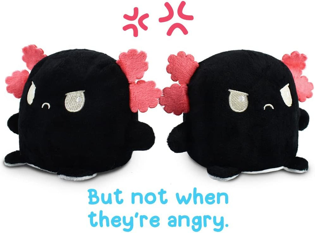Plushmates Magnetic Reversible Axolotl Plush Toy - Huggable Sensory Fidget Animal That Displays Your Mood - Ideal Gift for All Ages
