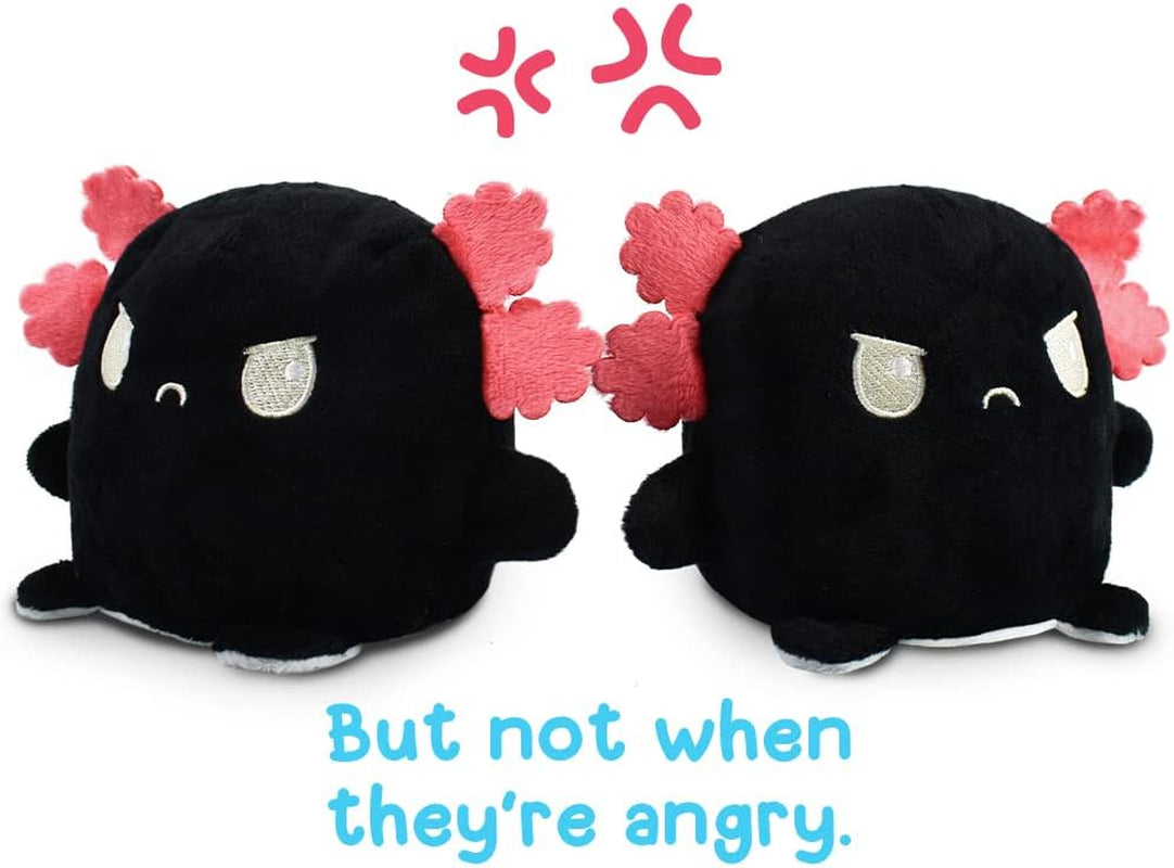 Plushmates Magnetic Reversible Axolotl Plush Toy - Huggable Sensory Fidget Animal That Displays Your Mood - Ideal Gift for All Ages