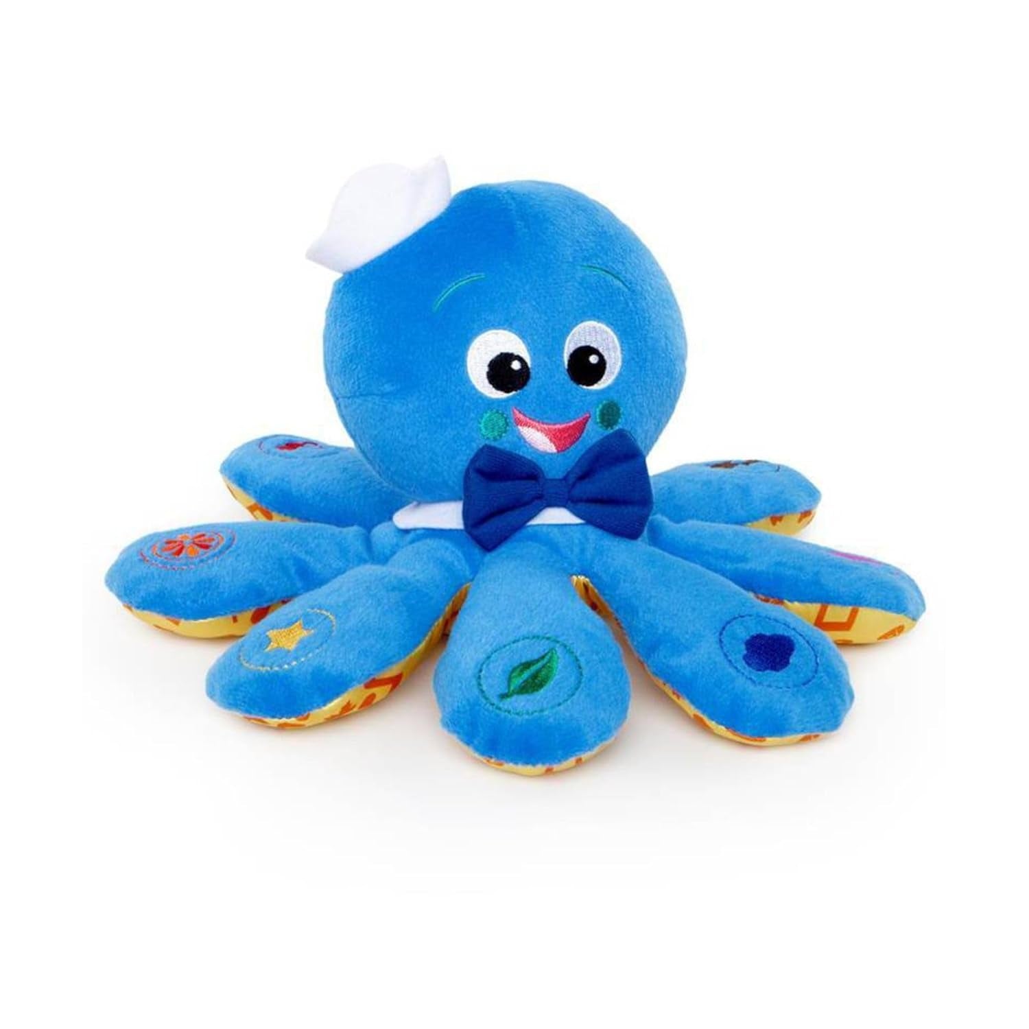 Octoplush Musical Plush Toy - Huggable Stuffed Animal for Learning Colors in Three Languages, Blue, 11 inches, Suitable for Ages 3 Months and Up