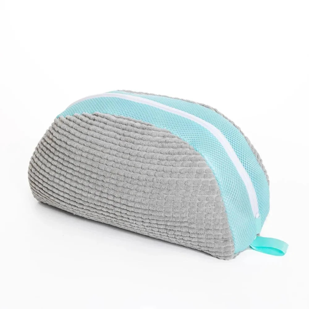 Shoe Washing Machine Bag Set with Soft Bristle Brush – Durable Laundry Bags for All Shoes (1/2/4PCS)