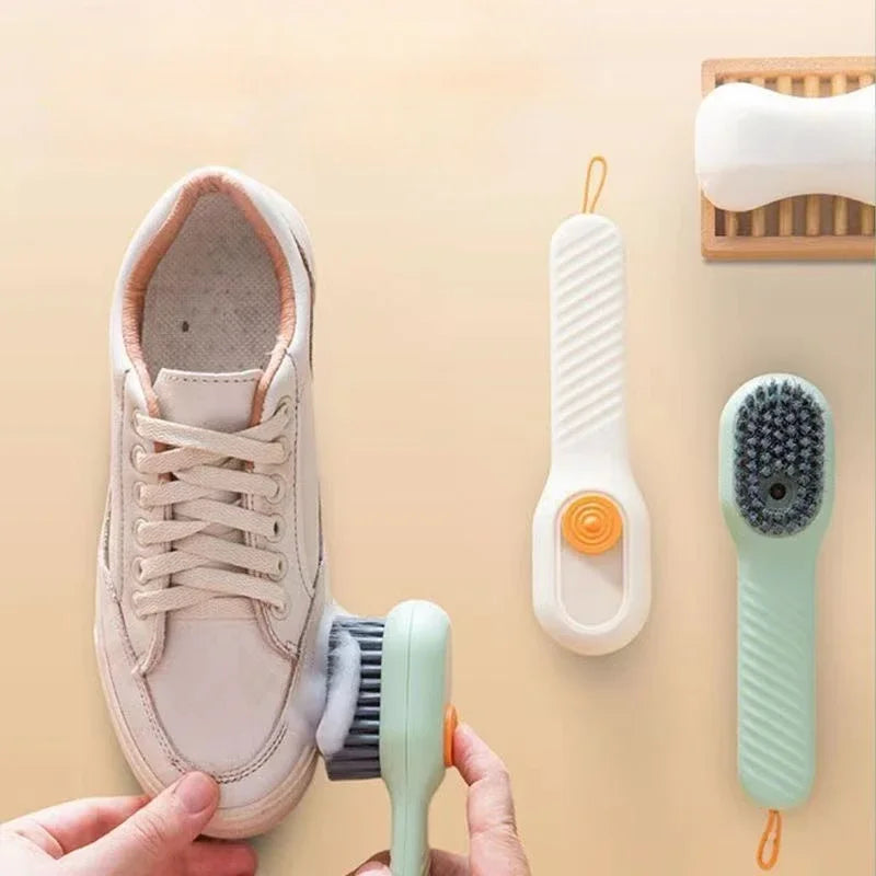 Shoe Washing Machine Bag Set with Soft Bristle Brush – Durable Laundry Bags for All Shoes (1/2/4PCS)