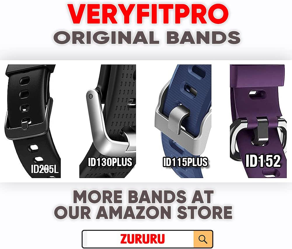 Replacement Bands for Veryfit Pro ID115 Plus HR Fitness Tracker Smartwatch - Adjustable