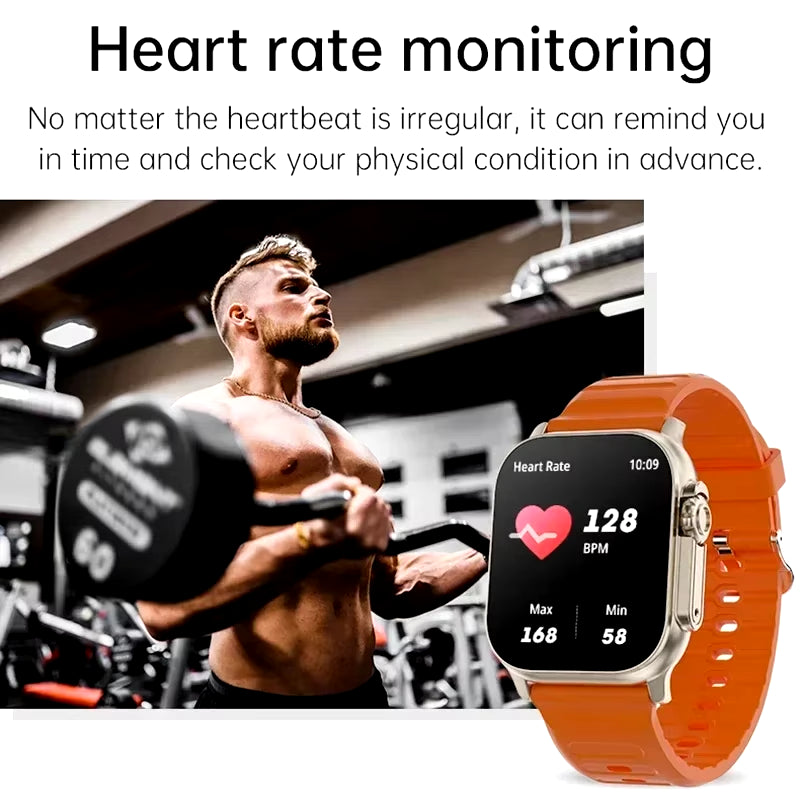 T900 Ultra Smartwatch: Bluetooth Calling, Heart Rate Monitor, Sports Tracker for Android & iOS