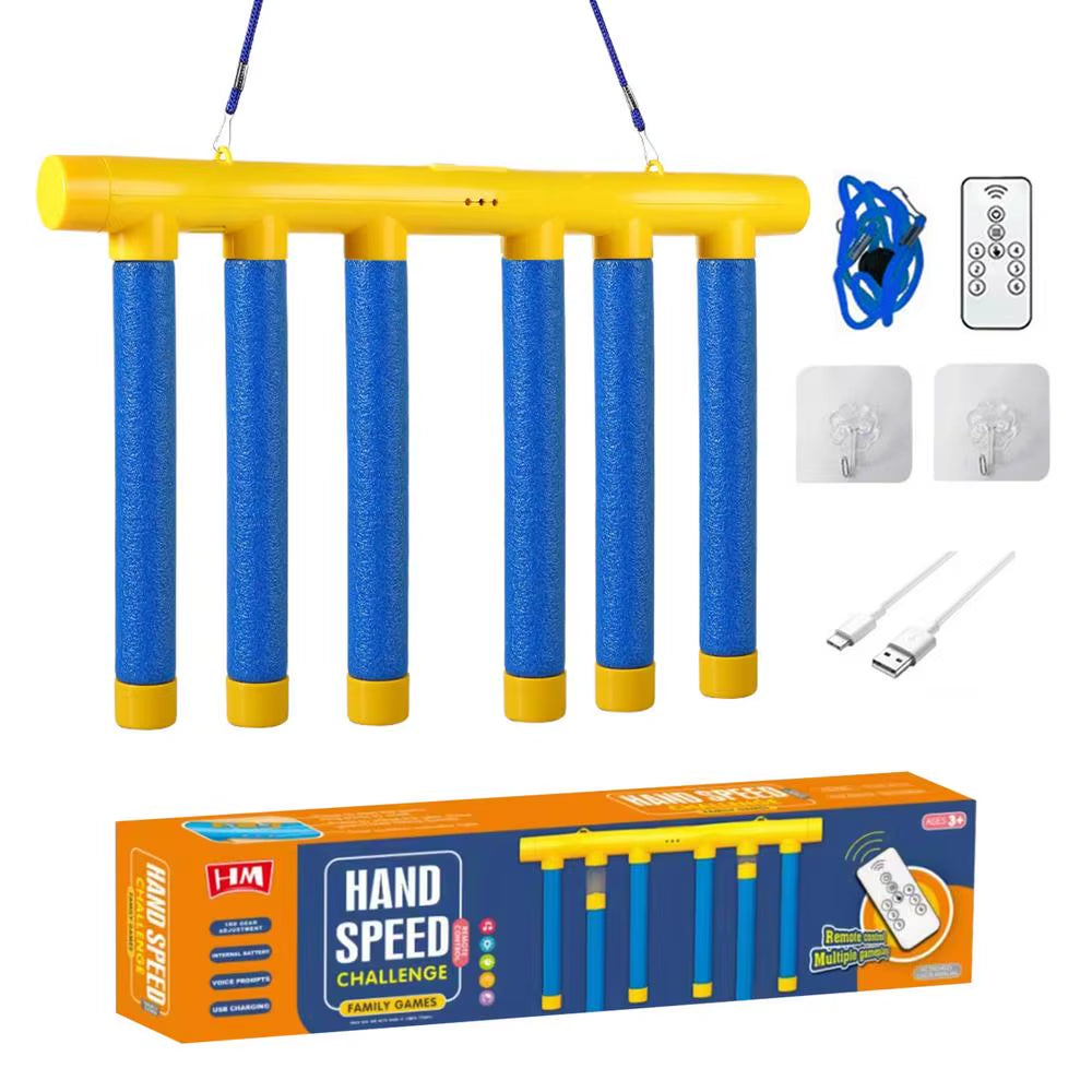 Challenge Falling Sticks: Interactive Reaction Training Toy for Kids and Parents